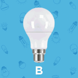 Light Bulb Flicker Blue  GIF