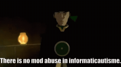 Light Bulb Lit Up Saying There Is No Mod Abuse In Informaticautisme GIF