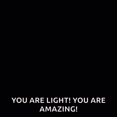 Light Bulb With Word You GIF