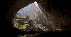 Light Flashing Inside Goblin Cave GIF