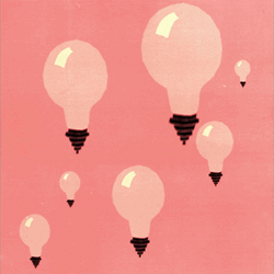 Light Pink Bulb Balloons