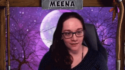 Light Purple Halloween OMG Reaction GIF