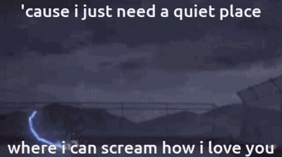 Light Saber Saying Cause I Just Need A Quiet Place GIF