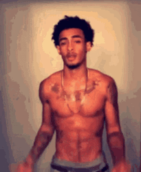 Light Skin Flexing GIF