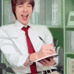 Light Yagami Cosplaying Attire GIF