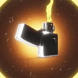 Lighted Lighter GIF