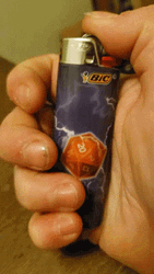 Lighting BIC Lighter GIF