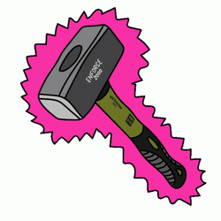 Lighting Hammer Tool GIF