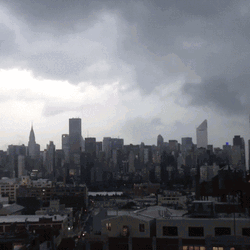Lighting In The Middle Of The City GIF