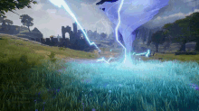 Lighting Striking A Field GIF