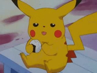 Lightning Ash Punching Pikachu GIF