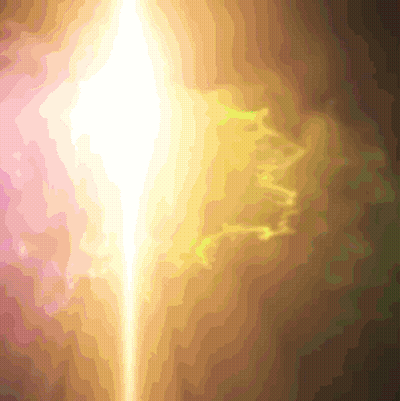 Lightning Bolt From White Object GIF