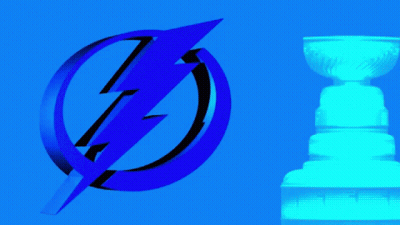 Lightning Bolt In Blue Circle GIF