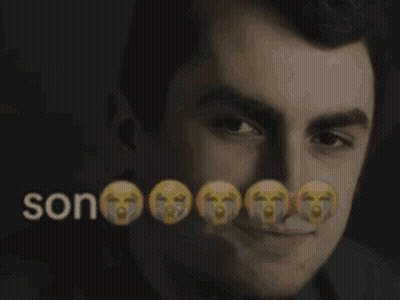 Lightning Bolt Strikes Man's Face Son GIF