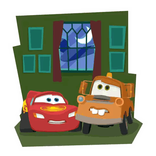 Lightning McQueen And Mater Sticker