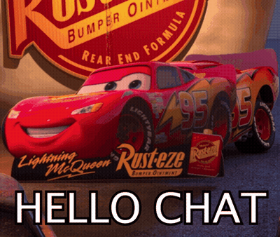 Lightning McQueen Car With Rusteze GIF