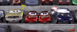 Lightning McQueen Cars Audience Sigh GIF