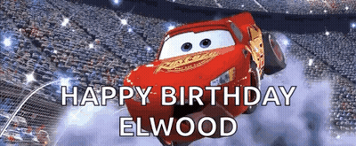 Lightning McQueen Flying Through Air GIF