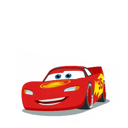 Lightning McQueen Ka-Chow Sticker