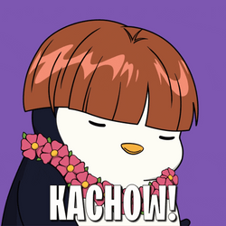 Lightning Mcqueen Kachow Pudgy Penguin Finger Guns GIF