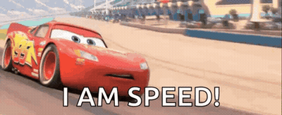 Lightning McQueen Saying I Am Speed