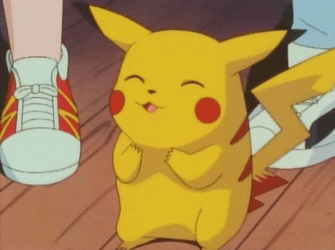 Lightning Pikachu Happy Excited GIF