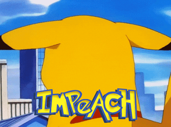Lightning Pikachu Impeach GIF
