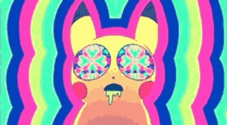 Lightning Pikachu Saliva GIF