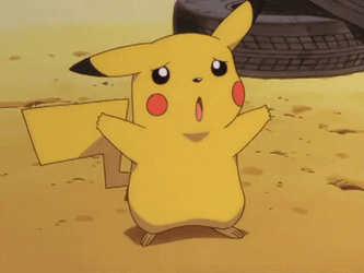 Lightning Pikachu Scared GIF