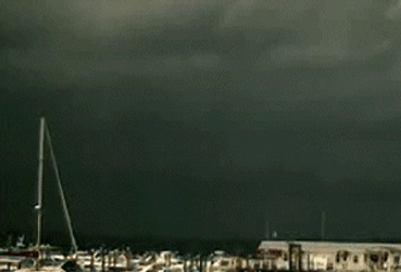 Lightning Strike Buildings GIF