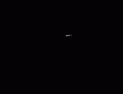 Lightning Strikes Through A Crack In A Glass On A Black Background GIF