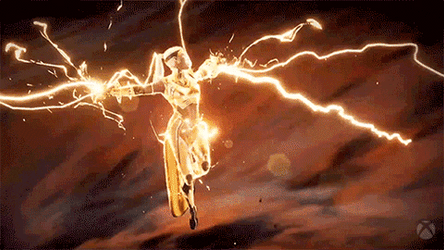Lightning Summon Ororo Munroe Strike GIF