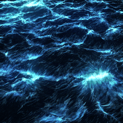 Lightning Waves Sea Background GIF