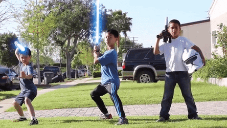 Lightsaber Playing Star Wars  GIF