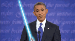 Lightsaber Star Wars Obama GIF