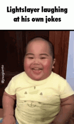 Lightslayer Laughing At His Own Joke GIF