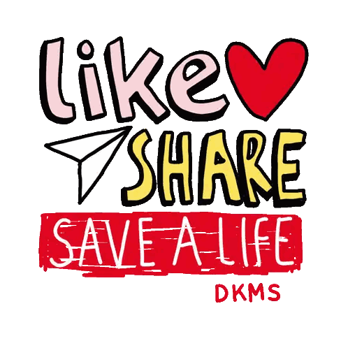 Like Share Save Logo DKMS GIF