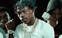 Lil Baby Showing Off Blings GIF