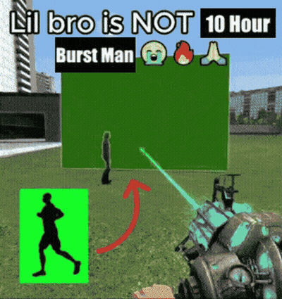Lil Bro Not 10 Hour Burst Man Green Screen GIF