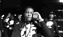 Lil Durk Black And White GIF