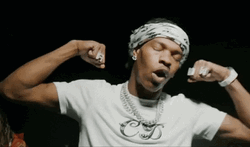 Lil Durk Closing His Eyes GIF