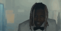 Lil Durk In White Tuxedo GIF
