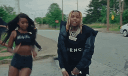 Lil Durk Running People GIF