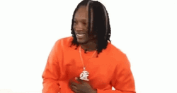 Lil Durk Shyly Laughin GIF