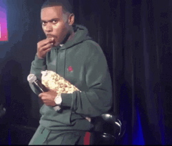 Lil Duval Eating Popcorn GIF