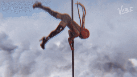 Lil Nas X Pole Dance Going Down GIF