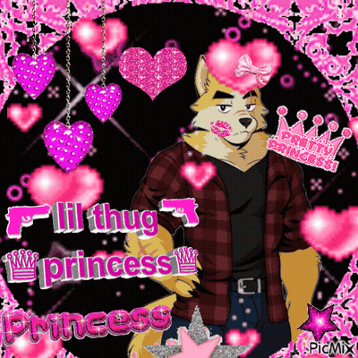 Lil Thug Princess Furry Character GIF