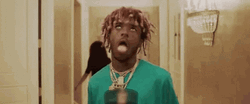 Lil Uzi Wacky Face Tongue Out GIF