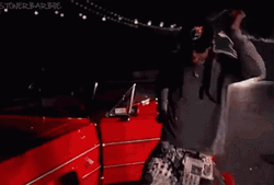 Lil Wayne Dance Outside The Car GIF