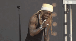 Lil Wayne Funny Reaction GIF